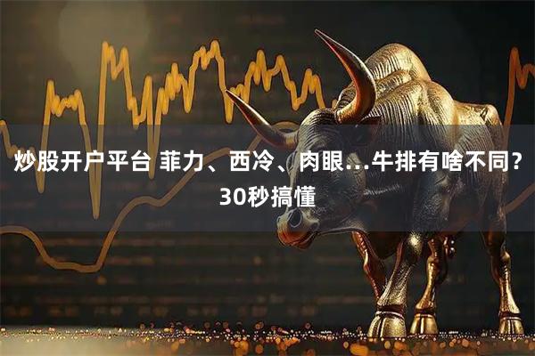 炒股开户平台 菲力、西冷、肉眼…牛排有啥不同？30秒搞懂